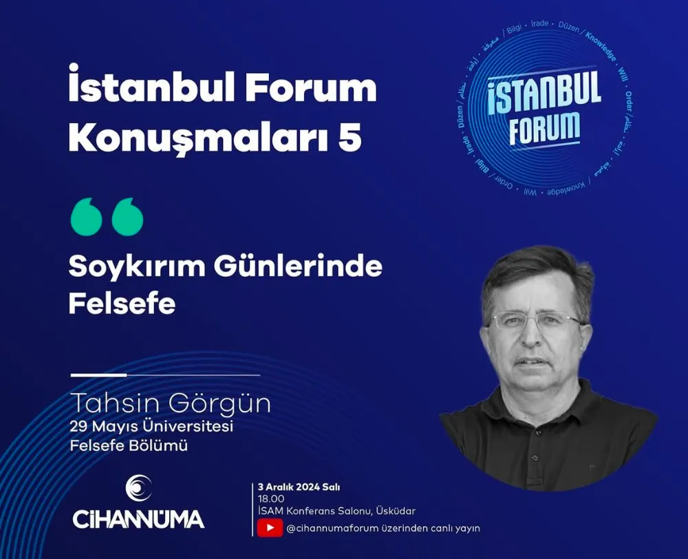 Prof. Dr. Tahsin Görgün ile Soykırım Günlerinde Felsefe  