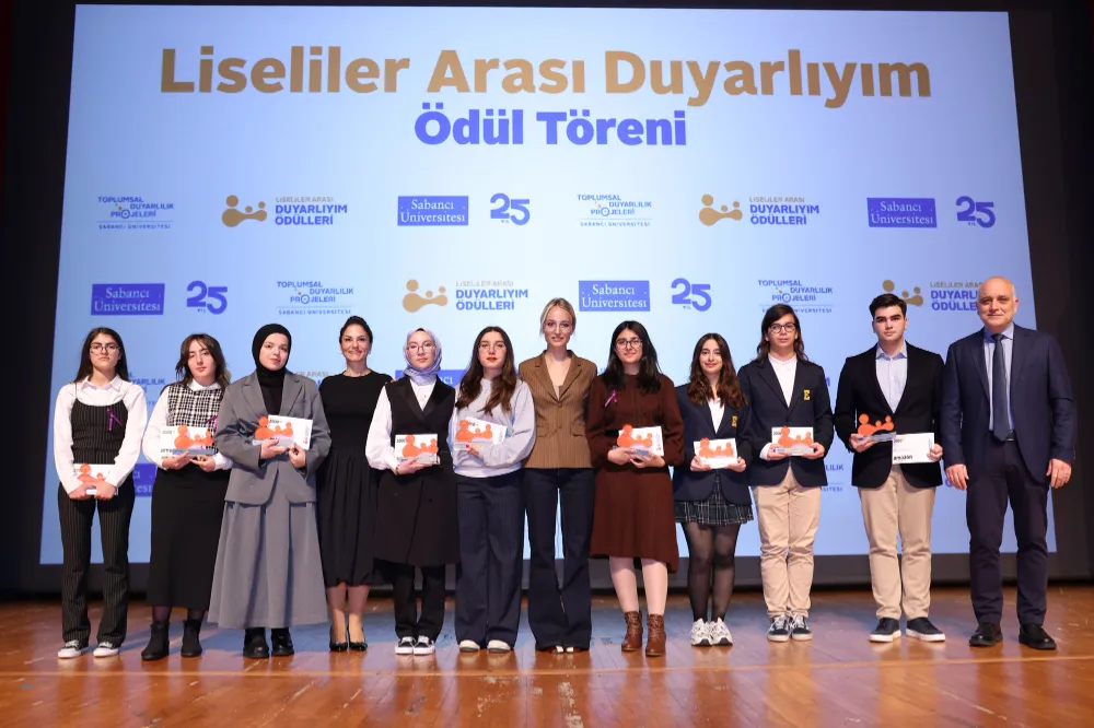 Sabancı Üniversitesi “Liseliler Arası Duyarlıyım” Programının Kazananları Belli Oldu 