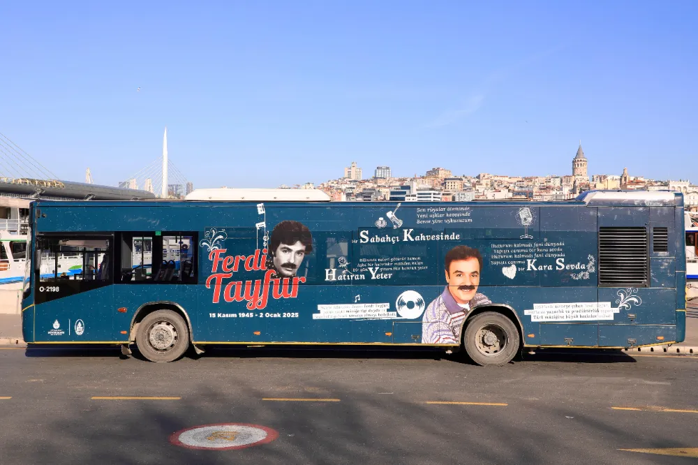 İETT’DEN FERDİ TAYFUR İÇİN TRAMVAY VE OTOBÜS: 