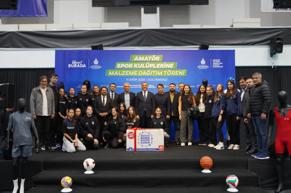 İBB’DEN AMATÖR SPOR KULÜPLERİNE 100 MİLYON LİRALIK MALZEME DESTEĞİ  