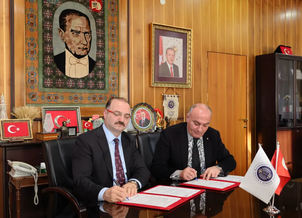 ATATÜRK ÜNİVERSİTESİ VE ETSO ARASINDA EĞİTİME YÖNELİK İŞ BİRLİĞİ PROTOKOLÜ İMZALANDI