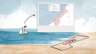 Mikeno gemisi Gazze sınırında