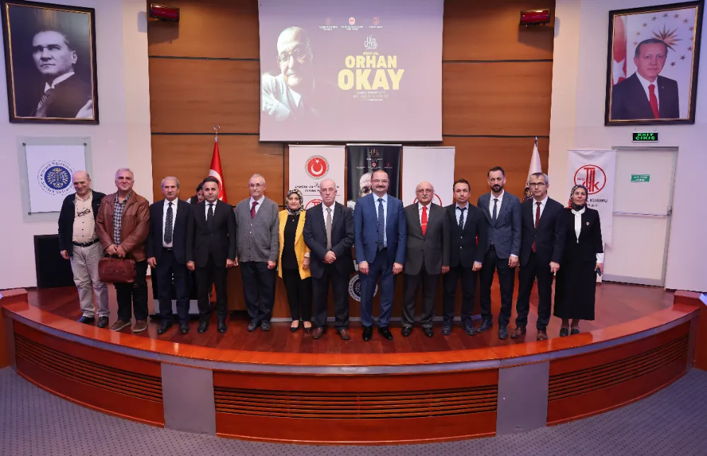 PROF. DR. ORHAN OKAY BELGESELİNİN İLK GÖSTERİMİ ATATÜRK ÜNİVERSİTESİNDE GERÇEKLEŞTİ