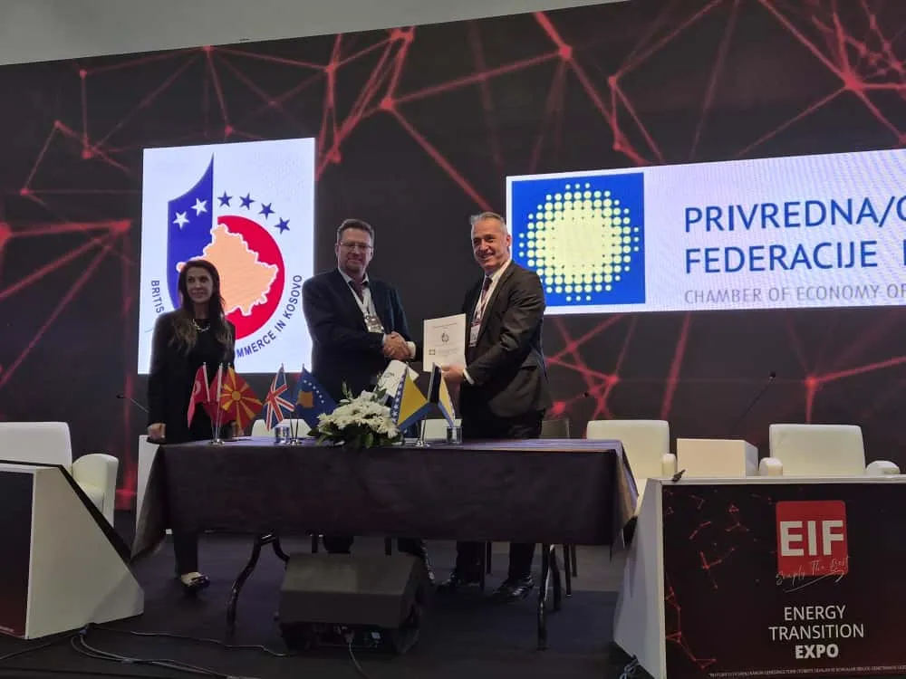 KOSOVA VE BOSNA HERSEK TİCARET ODALARI EIF’TE TİCARİ PROTOKOL İMZALADI 
