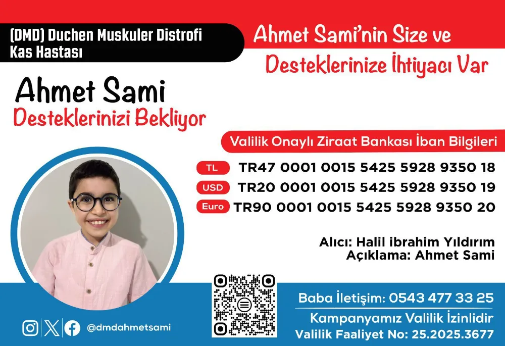 DMD Hastası Ahmet Sami İçin Zaman Daralıyor: Minik Kahraman Destek Bekliyor