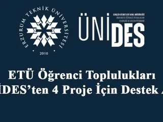 ETÜ Öğrenci Toplulukları ÜNİDES’ten 4 Proje İçin Destek Aldı