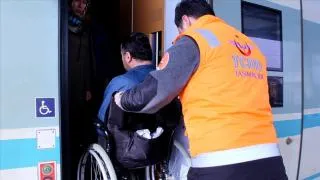 YHT ve ana hat trenlerinde 7,8 milyon engelli yolcu ücretsiz seyahat etti