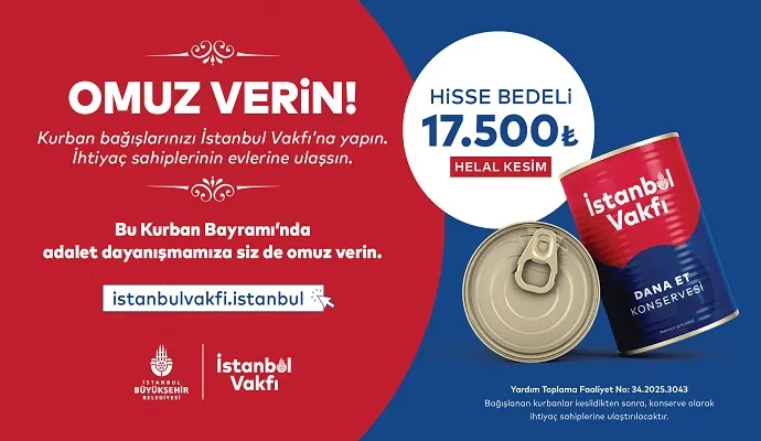 İSTANBUL VAKFI’NIN KURBAN BAĞIŞI KAMPANYASI BAŞLADI 