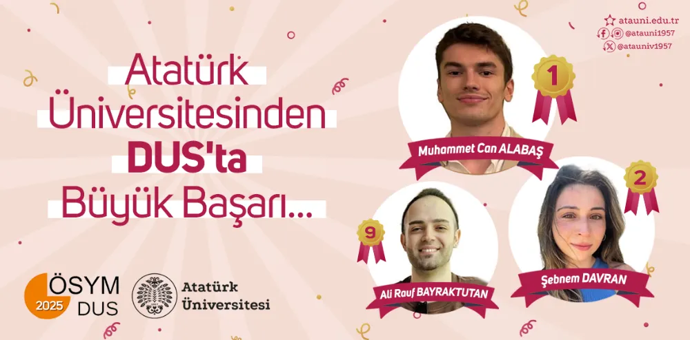 ATATÜRK ÜNİVERSİTESİNDEN DUS