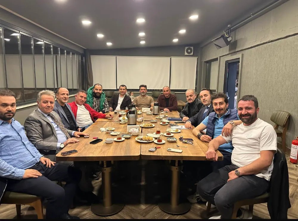 Tortumspor maç öncesi Ramada otelde bir araya geldi. 