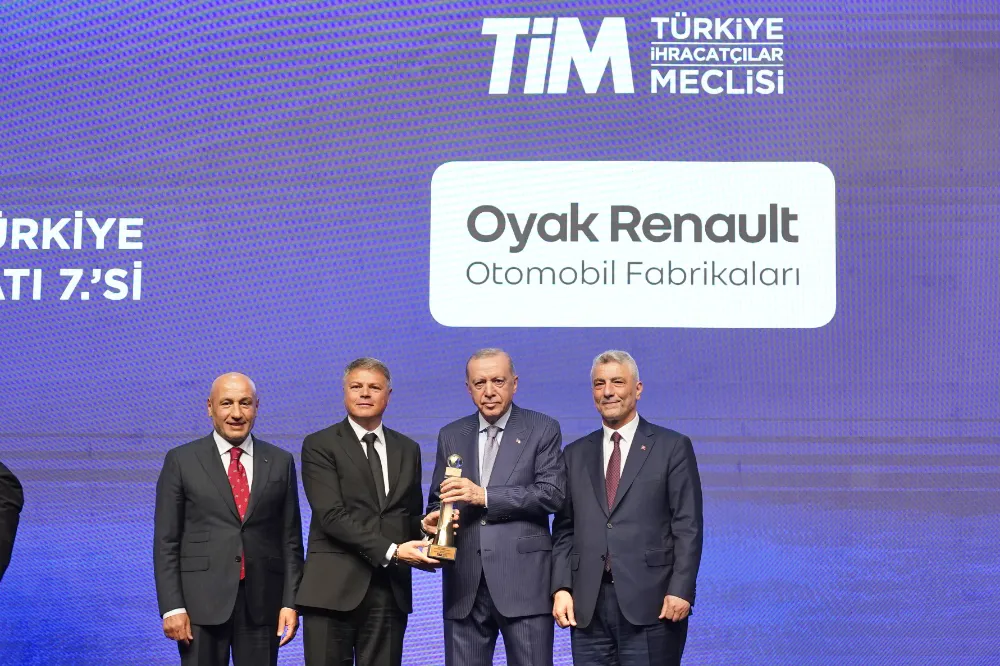 Oyak Renault, Türkiye’nin en büyük 7. ihracatçısı oldu 