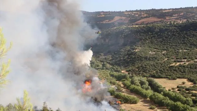 Yurdun dört bir yanında alevlerle mücadele sürüyor