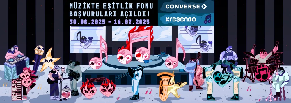 KREŞENDO VE CONVERSE ORTAKLIĞIYLA  “MÜZİKTE EŞİTLİK FONU” BAŞVURULARI BAŞLADI 