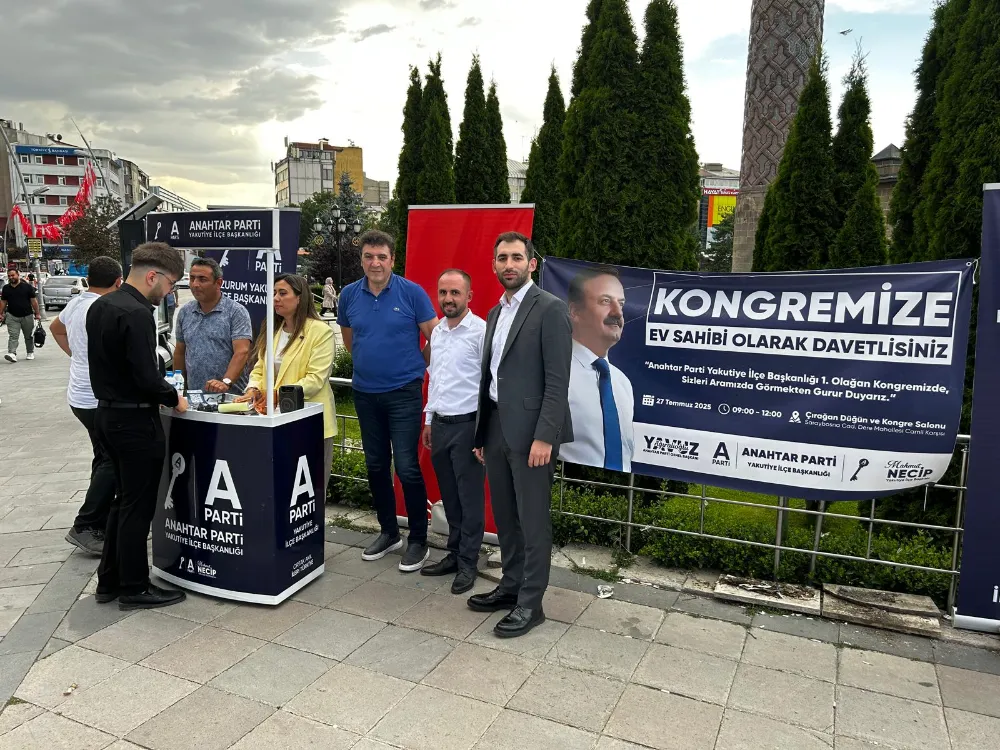 Anahtar Parti Yakutiye ilçe sahaya indi.