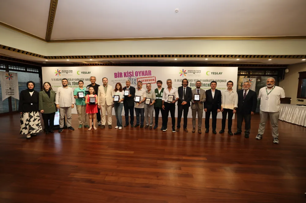 YEŞİLAY’IN 9. ULUSLARARASI KARİKATÜR YARIŞMASI’NDA  ÖDÜLLER SAHİPLERİNİ BULDU 
