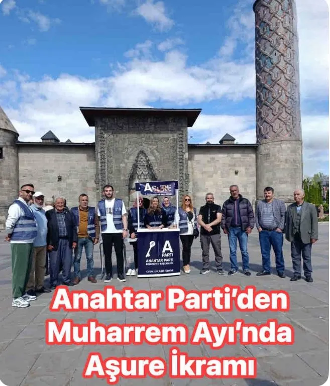 Erzurum Anahtar Parti’den Muharrem Ayı’nda Aşure İkramı