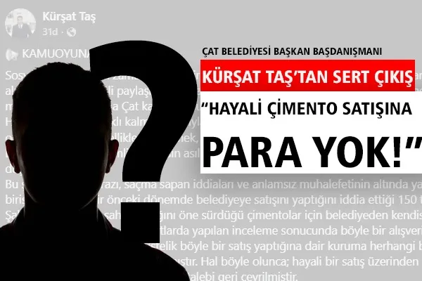 Kürşat Taş’tan Sert Çıkış: “Hayali Çimento Satışına Para Yok!”